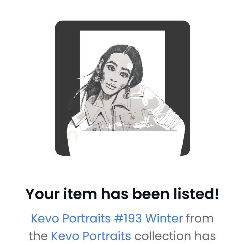 artriikkakevo's tweet photo. #KevoPortraits #KevoListing
The next two (in no particular order) have effect color of #10KWhiteGold and background of #BlackZirconium.
2. #193Winter with #Model4Chanel and
3. #189Winter with #Model1.
#nft #nfts #nftart #nftpfp #NFTCollection 2/
https://t.co/PVBQ2ZGvrX https://t.co/Qd3RcOTG6m