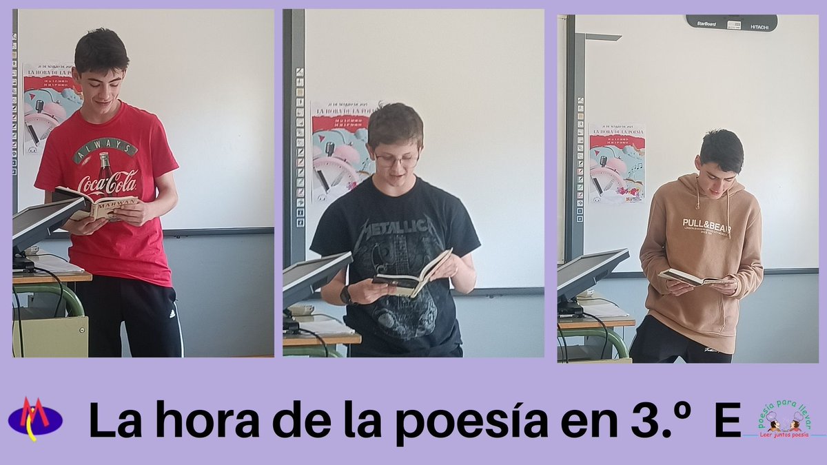 iesmcatalanzgz's tweet photo. "La Hora de la Poesía".21 de marzo.
Os dejamos el enlace de CANVA:
https://t.co/Nv0m007GEb
@RedEvolucionAr
@InnovaEduCar
@PoesIaxrallevar
@cpmariadeavila
#poesia
#deletras
#educacionpublica https://t.co/8XaK87Ui54