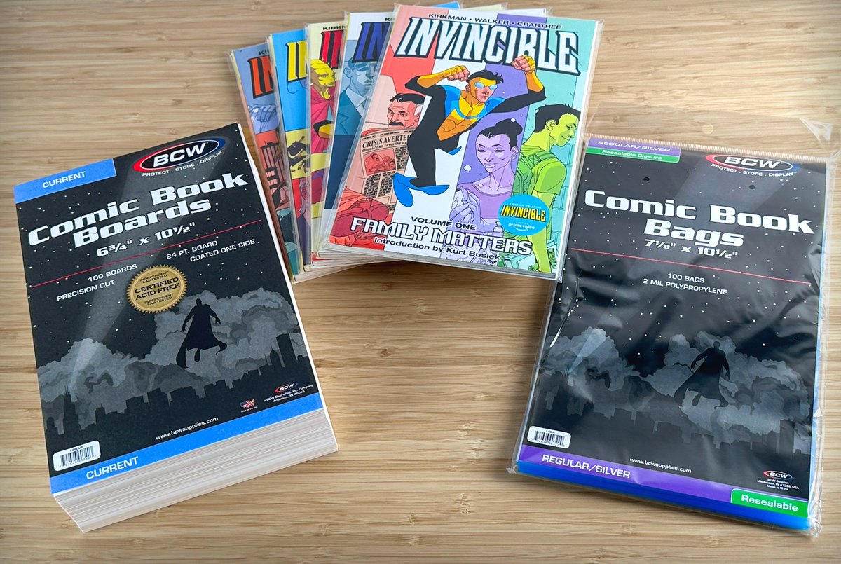Protect your graphic novels with BCW's polypropylene bags and boards for a perfect fit!
Learn more about TPBs here: bcwsupplies.com/blog/2019/09/2…

#comicbookcollector #BCW