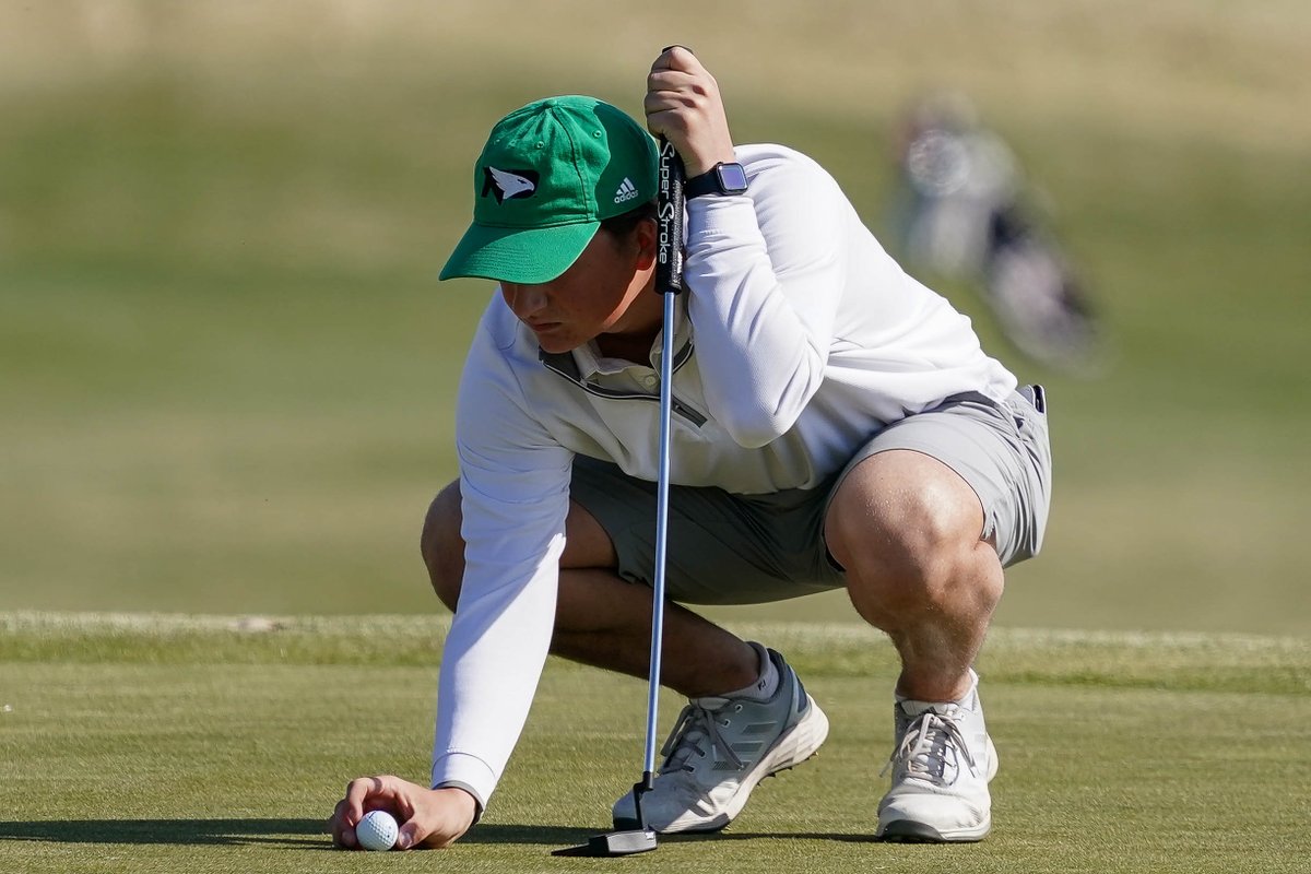 UNDmgolf's tweet photo. Big weeks for Erik, Grayson, and Alex in Omaha❗️

4⃣th place: Erik Stoxen (+1)
1⃣2⃣th place: Grayson Wetch (+3)
1⃣7⃣th place: Alex Skarperud (+6)

#UNDproud | #LGH https://t.co/g205z86Rhi