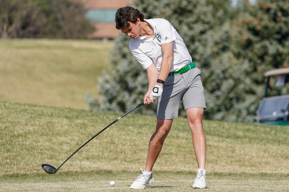 UNDmgolf's tweet photo. Big weeks for Erik, Grayson, and Alex in Omaha❗️

4⃣th place: Erik Stoxen (+1)
1⃣2⃣th place: Grayson Wetch (+3)
1⃣7⃣th place: Alex Skarperud (+6)

#UNDproud | #LGH https://t.co/g205z86Rhi