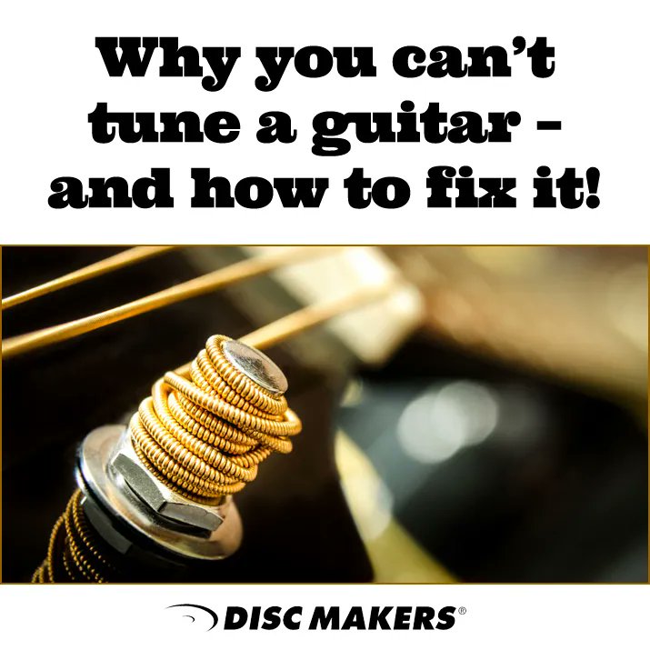 Disc Makers on Twitter "Tuning a guitar should be easy, but it’s not