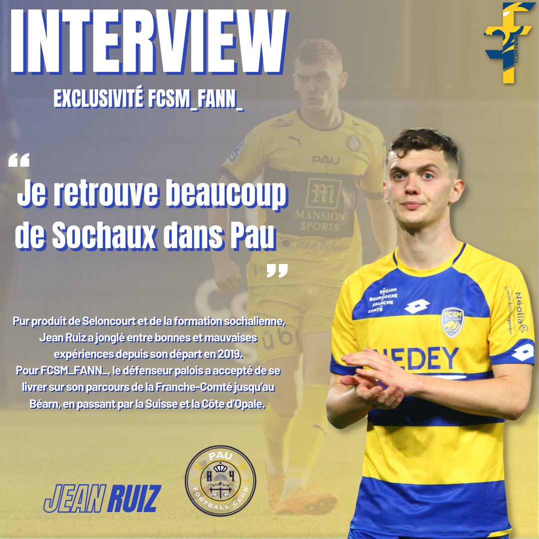 Flow701's tweet image. 🎙️ 𝐈𝐍𝐓𝐄𝐑𝐕𝐈𝐄𝐖 𝐃𝐄 𝐉𝐄𝐀𝐍 𝐑𝐔𝐈𝐙

🦁 Sochalien de 2012 à 2019, et Palois depuis cette saison, il s’apprête à faire son grand retour au stade Bonal !

🤝🏼 Interview réalisée avec @gus_tfn !

instagram.com/p/CrBqHAUocgy/…