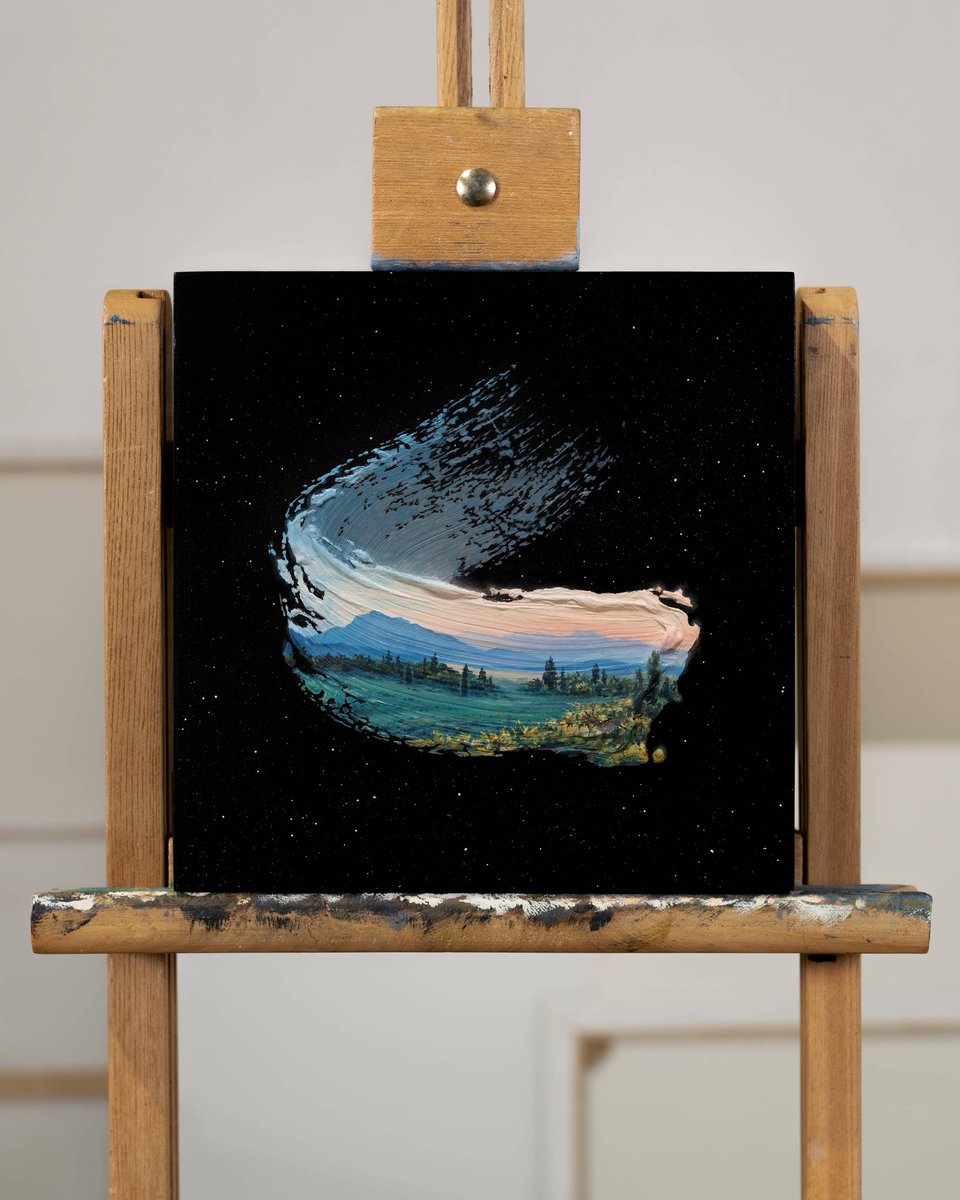 davidambart's tweet photo. inspired by my last few trips to the tuscan countryside… I especially loved painting the cypress trees! https://t.co/xrTXYbYMNI