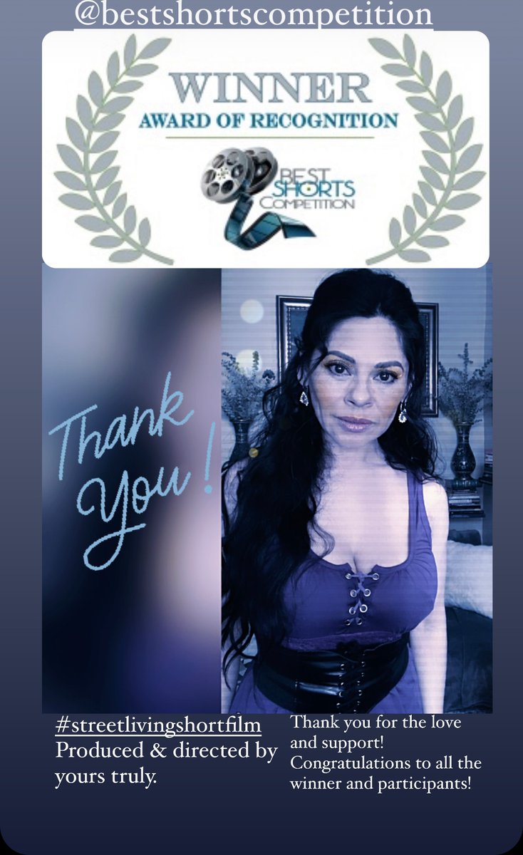 Magi Avila (@magiavila) on Twitter photo .<a href="/bestshorts/">Best Shorts</a> international film festival has brought us amazing films for over 10 years-- I can’t tell you how grateful I am to now be part of their history as a winner with our “Street Leaving” ShortFilm/Proof of Concept!
Thank you for supporting us! #StreetLivingShortFilm🏆🎬💕 .<a href="/bestshorts/">Best Shorts</a> international film festival has brought us amazing films for over 10 years-- I can’t tell you how grateful I am to now be part of their history as a winner with our “Street Leaving” ShortFilm/Proof of Concept!
Thank you for supporting us! #StreetLivingShortFilm🏆🎬💕