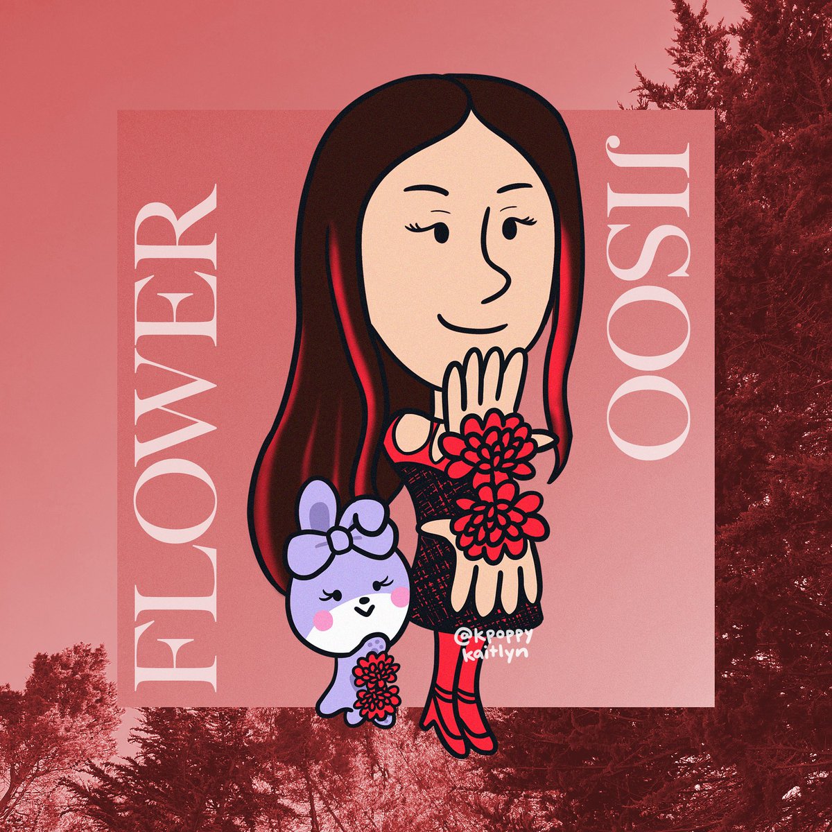 kpoppykaitlyn's tweet photo. can’t wait to see jisoo’s coachella flower performance (online 😆) 🌹❤️
#JISOO #jisooflower #jisoofanart @BLACKPINK https://t.co/fMQiPrM1rB