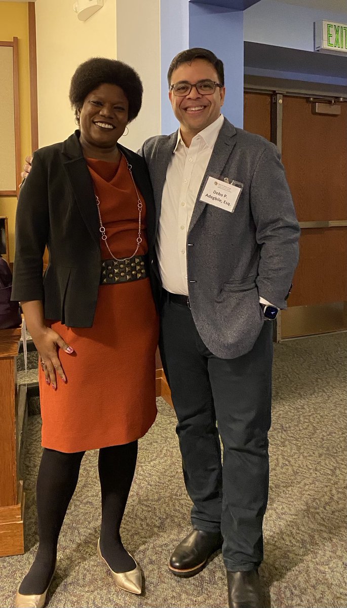 Awesome to run into ⁦@NAACP_LDF⁩ alum Debo Adegbile at ⁦@ColoLaw⁩. Tune into his panel on voting rights at the #RothgerberConference!