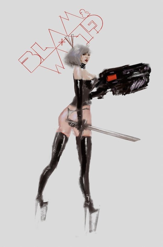 morgocomics's tweet photo. Blam & Glam homage print to the amazing #billsienciewicz #elektraassassin - free in the #Kickstarter 6 rewards. https://t.co/cXGB38JrpU