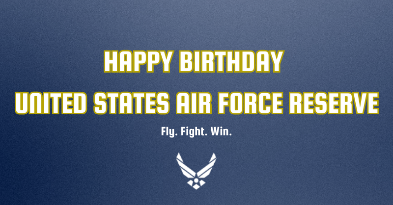 GregAbbott_TX's tweet photo. Fly. Fight. Win!

Happy birthday @USAFReserve.

We thank the brave men and women who serve our nation in the Air Force Reserve today and every day. https://t.co/8tWh2ZYalW