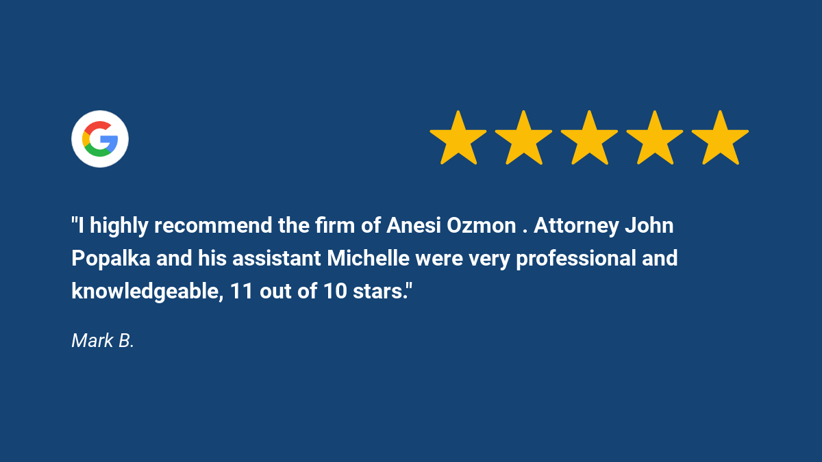 AnesiLaw's tweet photo. Another 5.0 star review from one of our satisfied clients. 
#clientreview #client #review #anesilaw https://t.co/HEmJR591iO