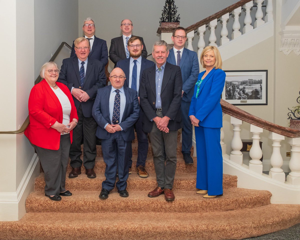 Fermanagh and Omagh UUP group delivering nominations in Enniskillen Townhall