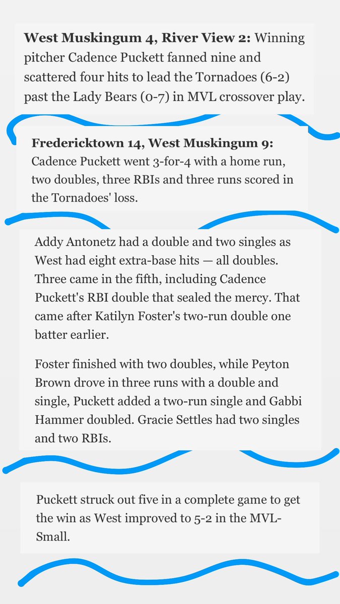 cadence_71's tweet photo. Having a great start to high school season!!! Me and my teammates are 6-3  through the first 9 games. I can’t wait to continue to work hard throughout the rest of the season!! @TornadoesWest @UFOilerSoftball @AshlandUSball @OhioBobcatSB @MuskingumUnivSB @NDCsoftball @UMOSoftball https://t.co/xTkilZddWL