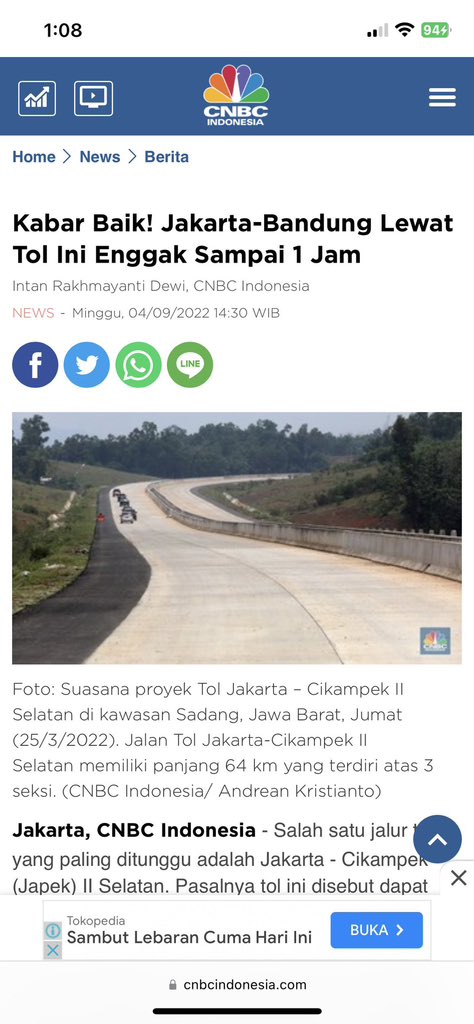 fajarnugros's tweet photo. Judul ini memancing tanya, lalu buat apa kereta cepat? https://t.co/6fgbN7a4al
