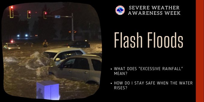 Day 3 of severe weather awareness week focuses on flooding.  Are you prepared?