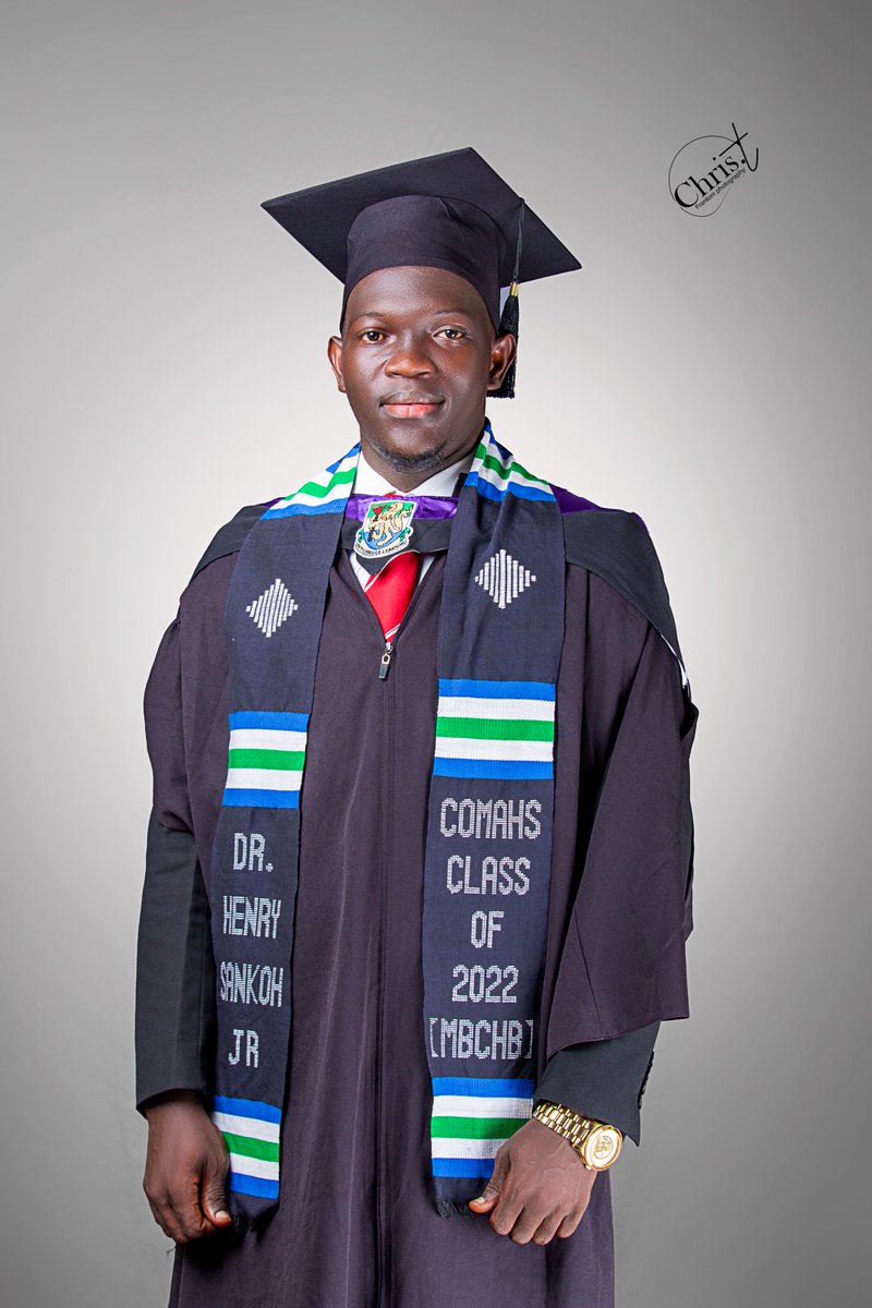 jr_sankoh's tweet photo. Bachelor of Medicine and Bachelor of Surgery bagged at the College Of Medicine and Allied Health Sciences-University of Sierra Leone.
#MBChB
#MedicalDoctor 
@mohs_sl https://t.co/pmKFRb3cNd