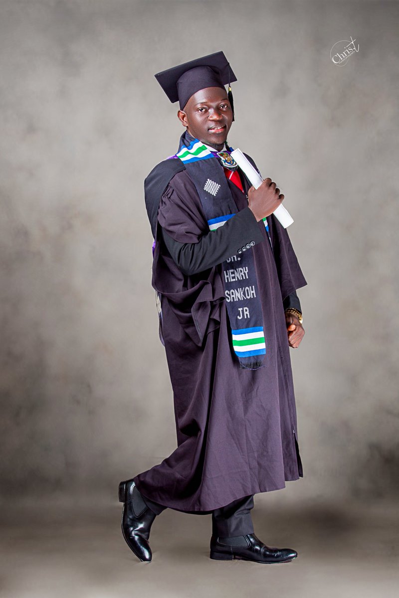 jr_sankoh's tweet photo. Bachelor of Medicine and Bachelor of Surgery bagged at the College Of Medicine and Allied Health Sciences-University of Sierra Leone.
#MBChB
#MedicalDoctor 
@mohs_sl https://t.co/pmKFRb3cNd