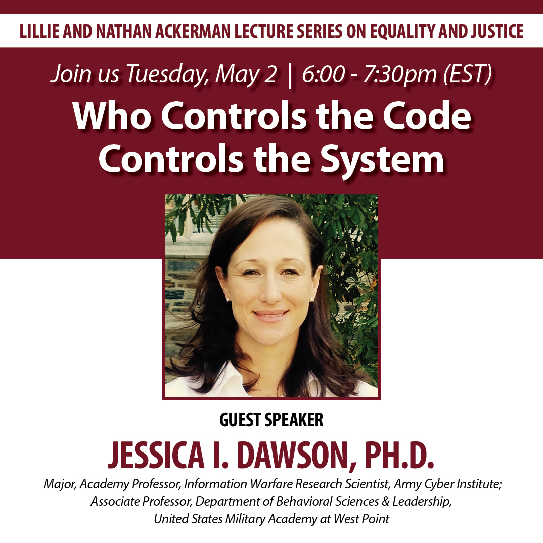 BaruchMarxe's tweet photo. 📣Tuesday, May 2 | 6:00 - 7:30 pm (EST)
Join us for a virtual #AckermanLecture with guest speaker Jessica I. Dawson, Ph.D.
✨Submit your RSVP today! https://t.co/Iy1U0MJq54
@BaruchCollege @Baruch_Weissman @Baruch_Zicklin @BaruchCampus
#MarxeSchool #MarxeStudents #Baruch https://t.co/lOGzHmwqca