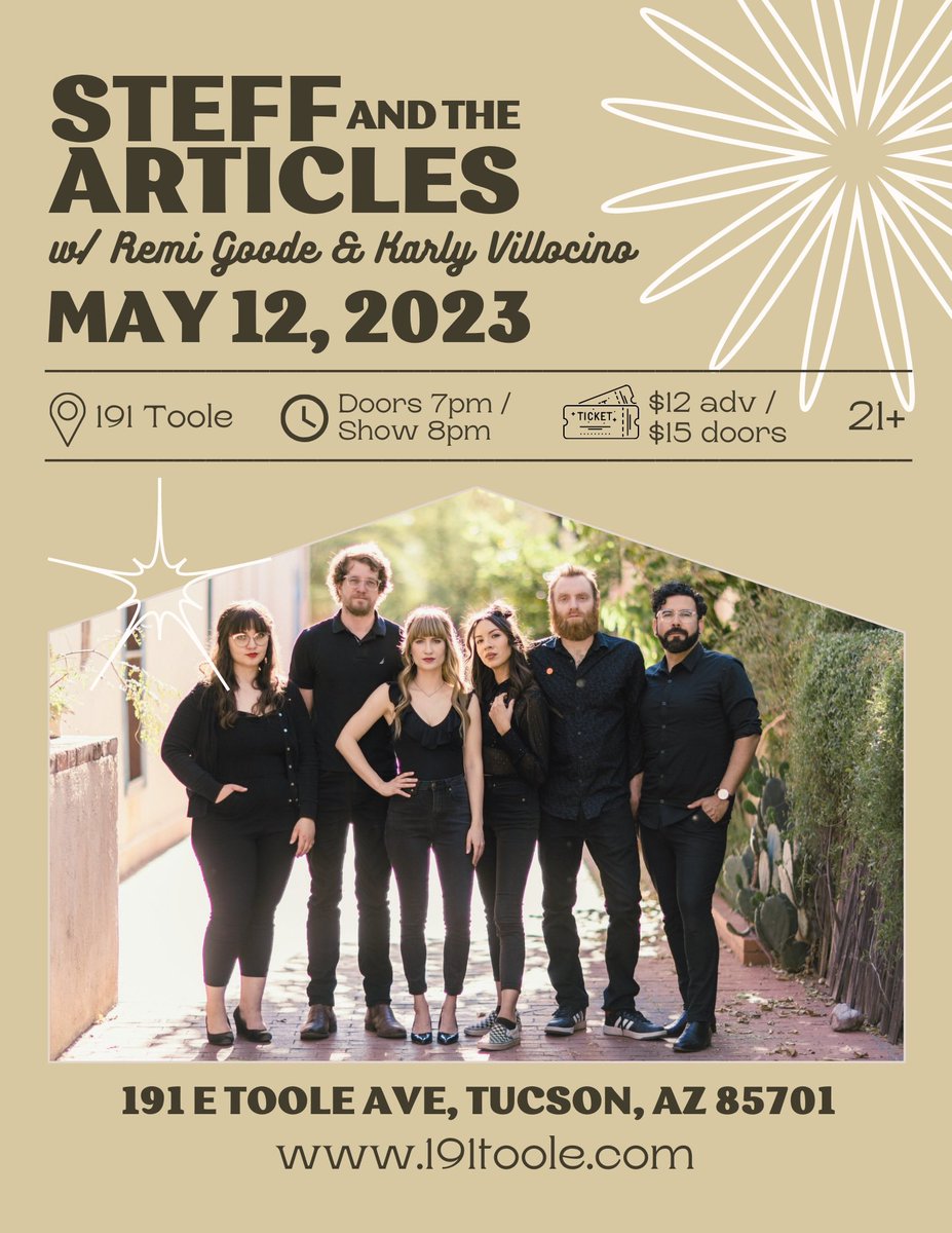 Join us May 12 in Tucson! 🎶