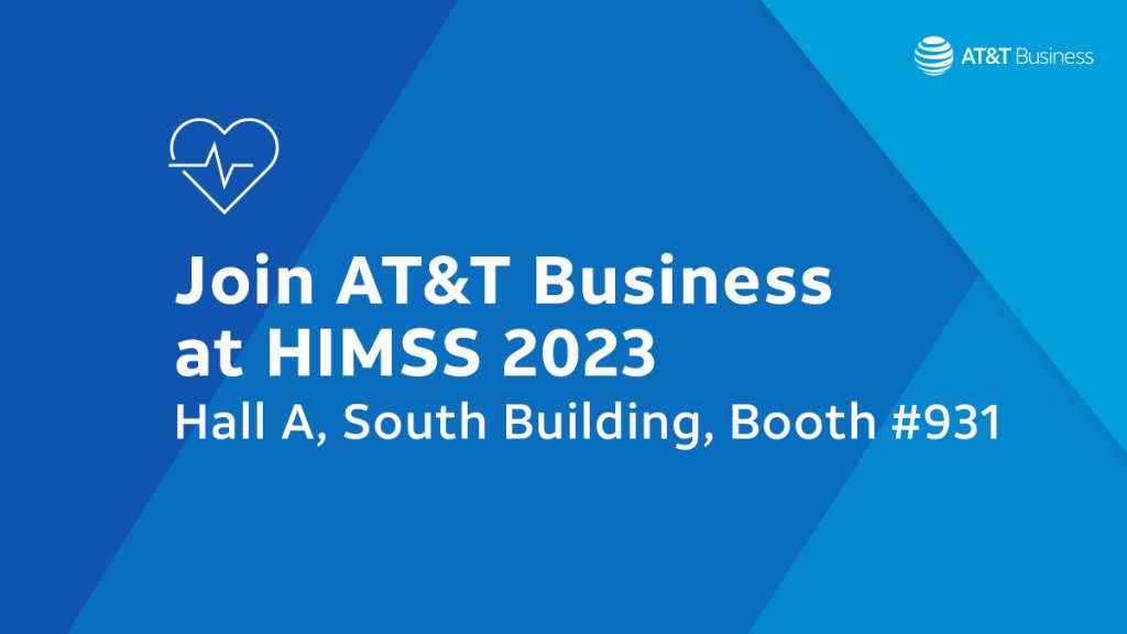 ATTBusiness's tweet photo. Connectivity is helping transform #healthcare to connected care throughout the patient journey. 

If you're attending #HIMSS23 swing by booth #931, Hall A, South Building, to speak with our experts.

Learn more at https://t.co/lz7YpT7NHI.

#ATTHealthcare #DigitalHealth https://t.co/4RM2DfwNbh