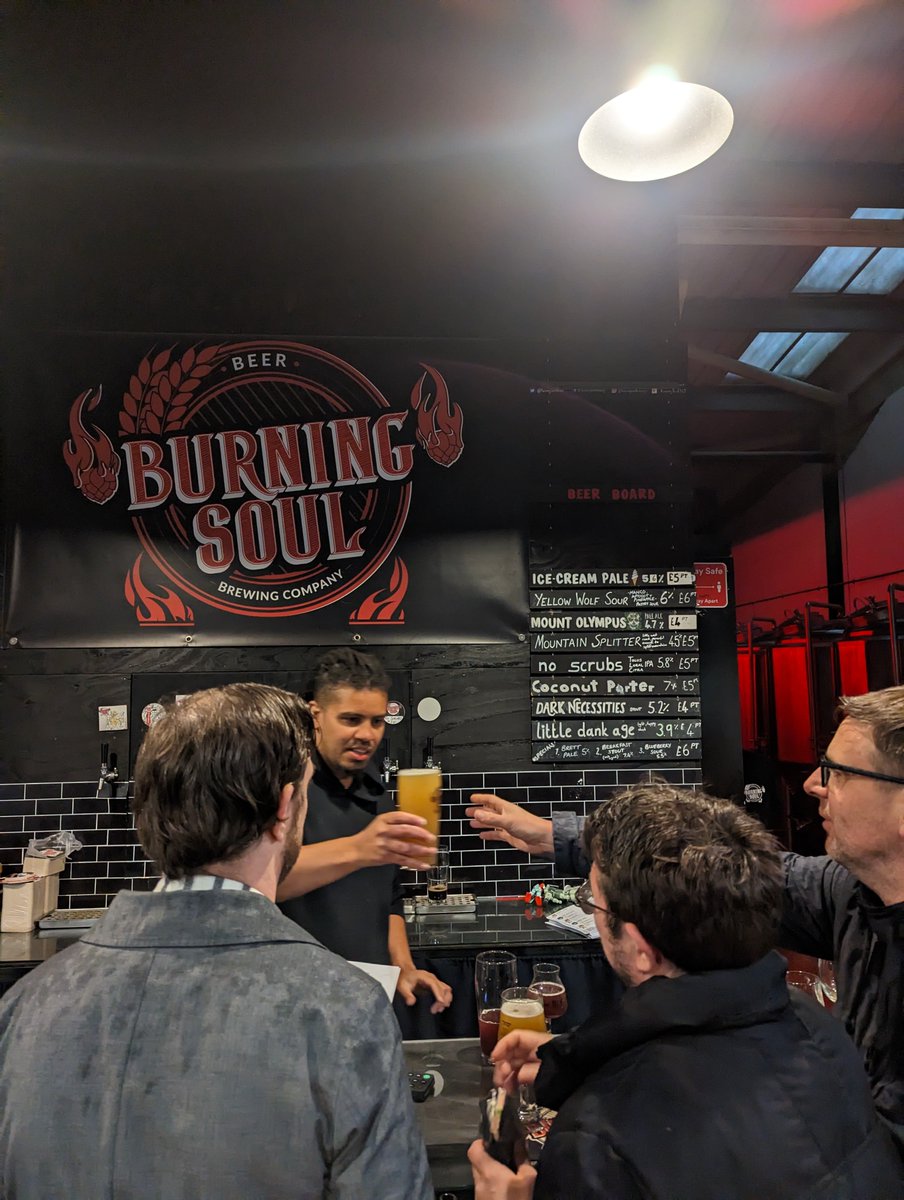 BrumCAMRA's tweet photo. Moved onto @BurningSoulBrew for venue no. 2 #JQBeerWeekend https://t.co/js6XcWKZlf