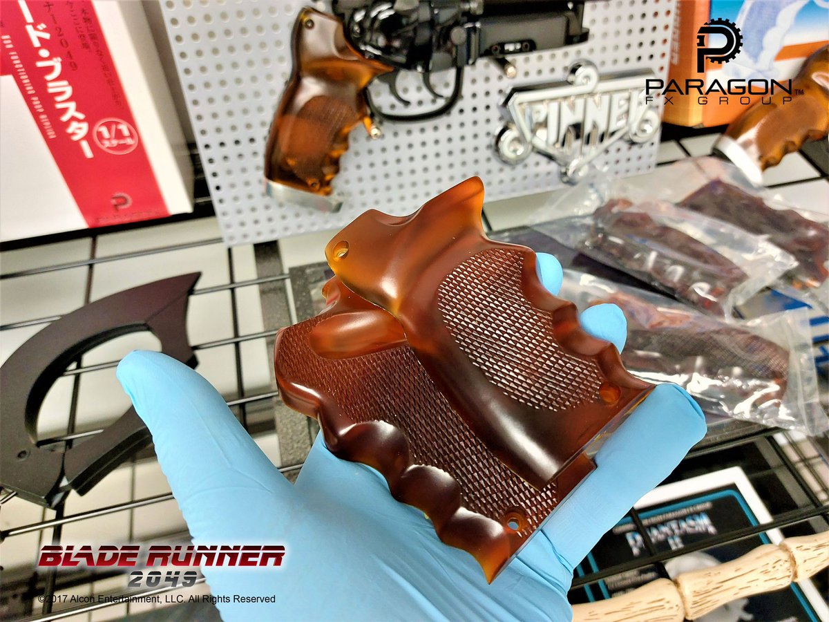 paragonfxgroup's tweet photo. Root Beer Grips will be available soon. Very few sets of these will be offered...
The reserve list will go up next week!
#bladerunner2049gear #deckardsblaster #bladerunner2049props #bladerunner2049 #paragonfxgroup https://t.co/5dLBKq03Ae
