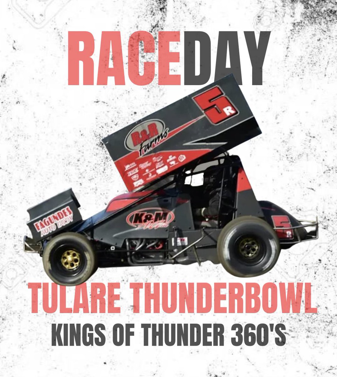 It’s race day, you can find me tonight at @TulareRaceway !
-
- 
Graphic: @FastTimeMedia 
-
-
#raceday #sprintcarracing #sprintcar #dirttrackracing #dirttrack #fridayvibes #friday