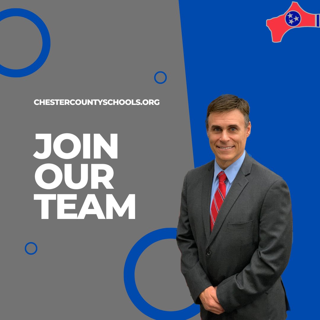 Come work with Chester County Schools. chestercountyschools.org/openings