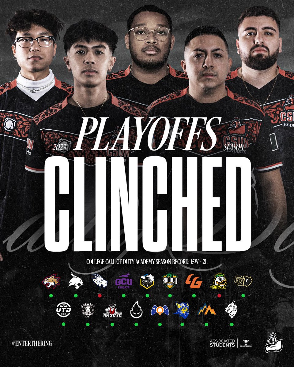 College CoD on Twitter "RT CSUNEsports We're fine in the west. After