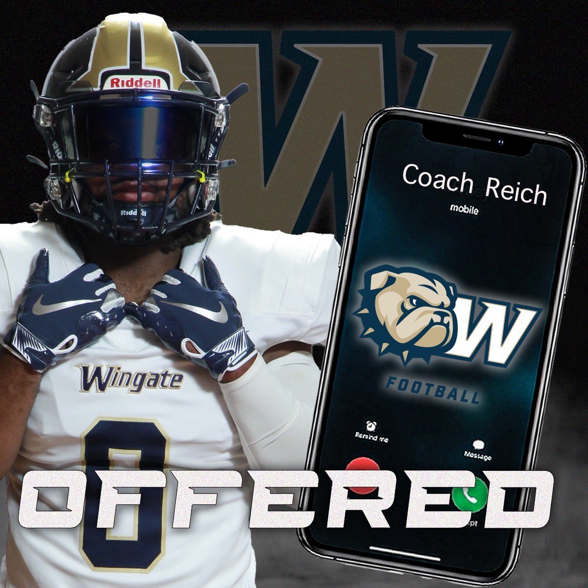 #AGTG ✝️ BLESSED TO RECEIVE AN OFFER FROM WINGATE UNIVERSITY <a href="/train0187/">TRAINBUILT PERFORMANCE</a> <a href="/GregPort17/">Greg Porter</a> <a href="/ShaedonMeadors/">Coach Meadors</a> <a href="/WingateFb/">Wingate Bulldogs Football</a>