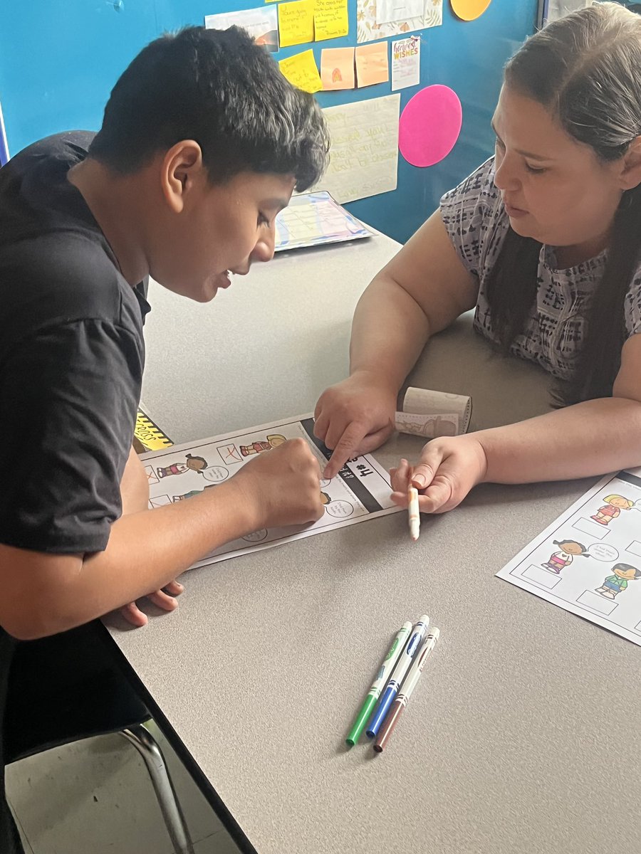 Mrs. Morris’s students were detectives for an activity today to find the missing treats.