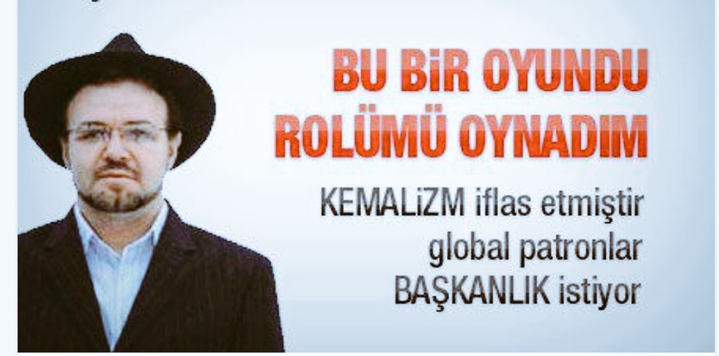 Devlet Bahçeli: Parlamenter rejime dönmekte ısrarcı olmak, bu kutlu yürüyüşü sabote etmektir. Demiş. 

6 çuval uydurma fotokopiden oluşan belgelerle Ergenekon kumpasını başlattıran Tuncay Güney'de: Bu bir ‘OYUN’du Kemalizm iflas etti, global patronlar BAŞKANLIK istiyor demişti.