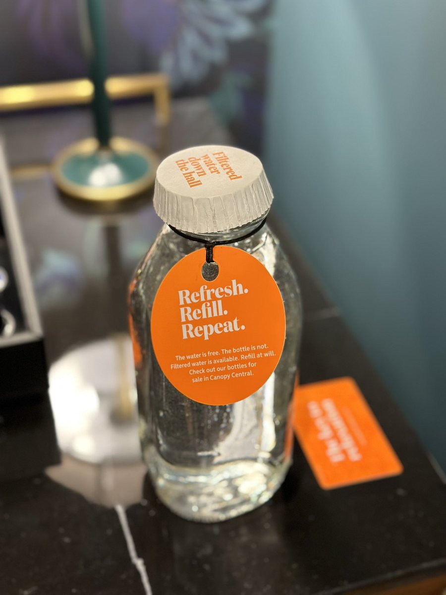 <a href="/HiltonHonors/">Hilton Honors</a> Gotta say I am pretty impressed by Canopy. Great rooms, very modern, and this is something that should be done at all hotels 👇🏼