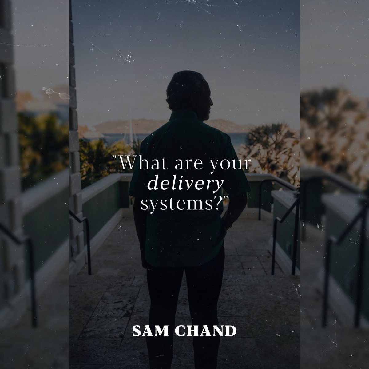 samchand's tweet photo. What are your systems to ensure your customers, clients, or congregation receive what they expect? Be sure they are effective! #SamChand #SCLI #SamChandLeadershipInstitute #Leadership #Coaching #Consulting #Deliverables #DeliverySystems https://t.co/tNk3iYsBD9