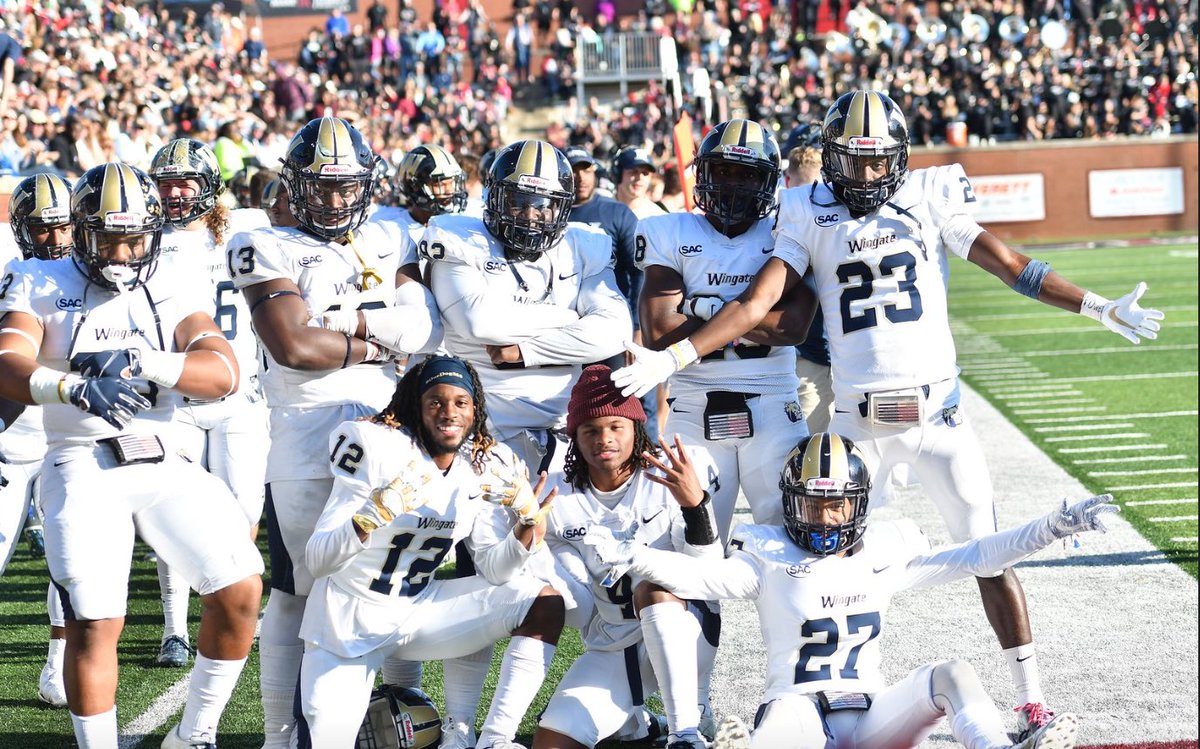 #AGTG ✝️ EXTREMELY BLESSED TO RECEIVE AN OFFER FROM WINGATE UNIVERSITY! <a href="/ShaedonMeadors/">Coach Meadors</a> <a href="/train0187/">TRAINBUILT PERFORMANCE</a> <a href="/Coach_RHarris/">Roderick Harris</a> <a href="/pat_stoddard/">Coach Stoddard</a> <a href="/CoachRowe10/">Daniel Rowe</a> <a href="/GregPort17/">Greg Porter</a> <a href="/DLInstructor91/">Coach Jackson</a> <a href="/CatesSports/">Toby Cates</a> <a href="/JuliusTrenches/">Julius Williams</a>