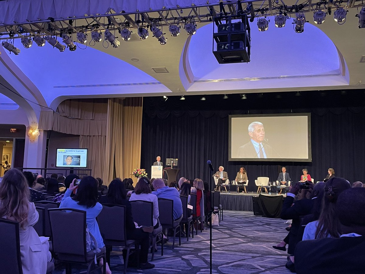 Amazing keynote speech by Roger Glass from Fogarty Int Center and great talk on pandemic preparedness talk by Anthony Fauci at the #CUGH2023