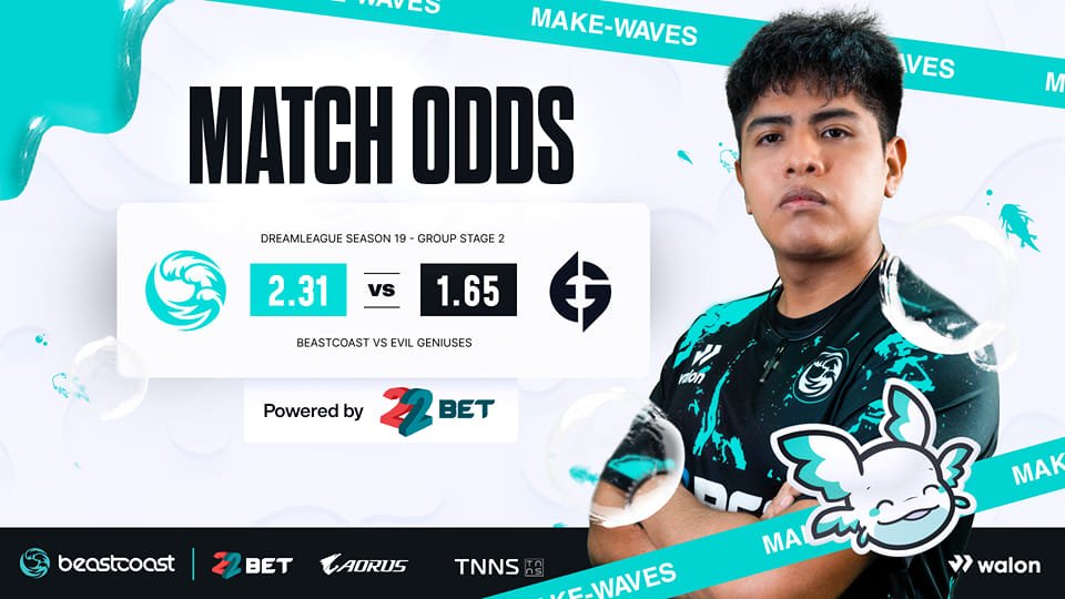 beastcoast's tweet photo. SA vs SA time

Going LIVE vs @EvilGeniuses NOW!

#BCDota #ESLProTour https://t.co/aEtRgVw7x1