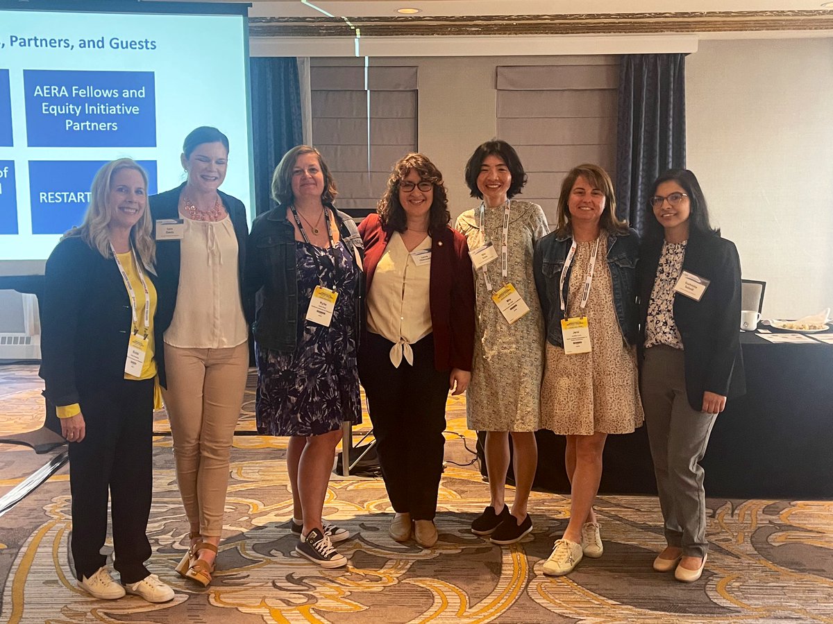 Pk12Restart's tweet photo. We had a chance to get some of the RESTART Network team members together at the #AIR4Equity luncheon at #AERA2023! There is so much great work going on! https://t.co/I8PDUfTn2a