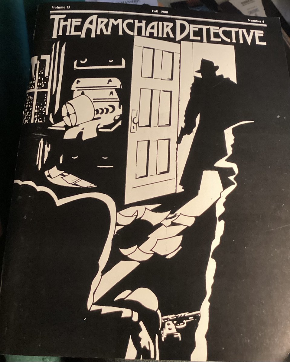 A terrific vintage magazine for mystery buffs like me. #ArmchairDetective #readingmystery