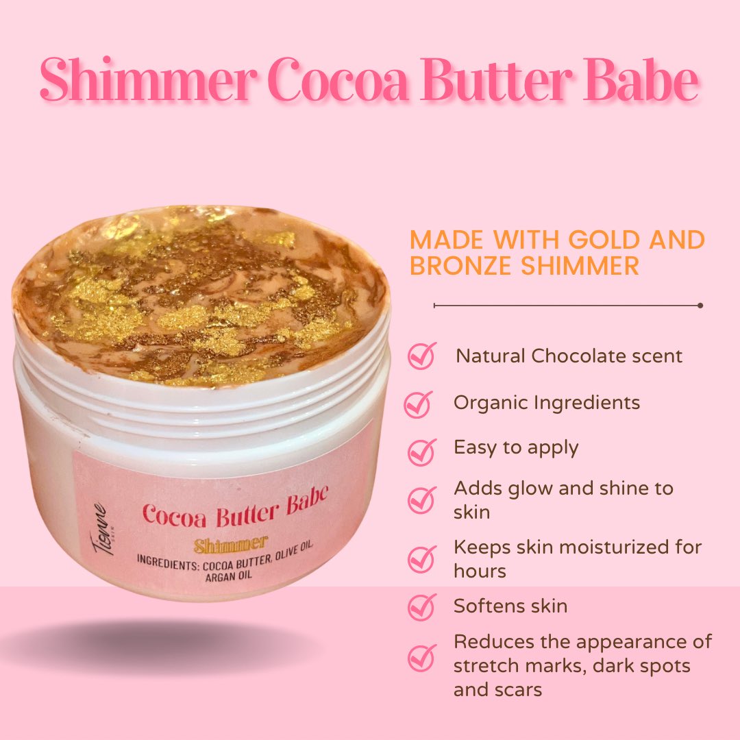 The Art Babe🥀🦋🇬🇭 on Twitter "RT tionneskin Shimmer Body Butters