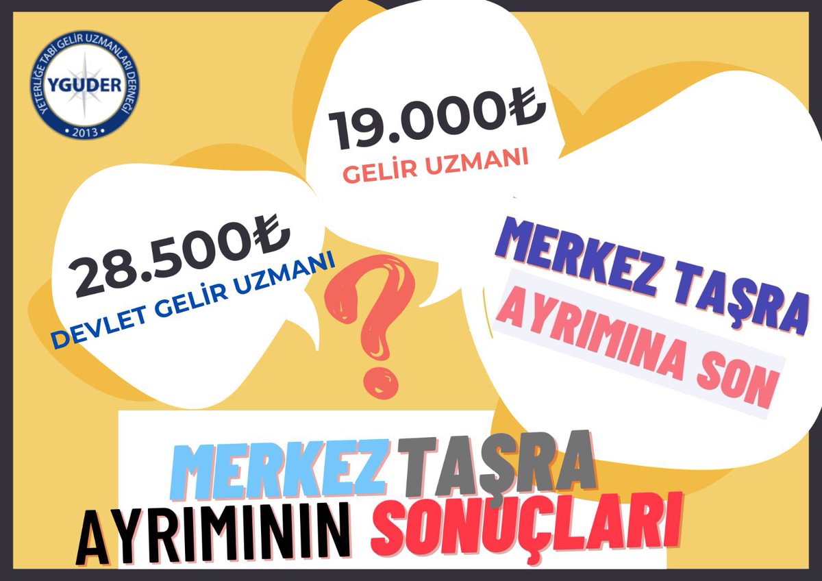 MerkezTaşra ayrımı HAKSIZLIĞI mağduru #YeterliğeTabiGelirUzmanları ayrıcalık değil sadece hak teslimi istiyor Sn <a href="/RTErdogan/">Recep Tayyip Erdoğan</a> <a href="/avhamzadag/">HAMZA DAĞ</a> @MetinKiratli01 <a href="/fahrettinaltun/">Fahrettin Altun</a> <a href="/AtaySalim/">Salim Atay, Doç.Dr</a>
