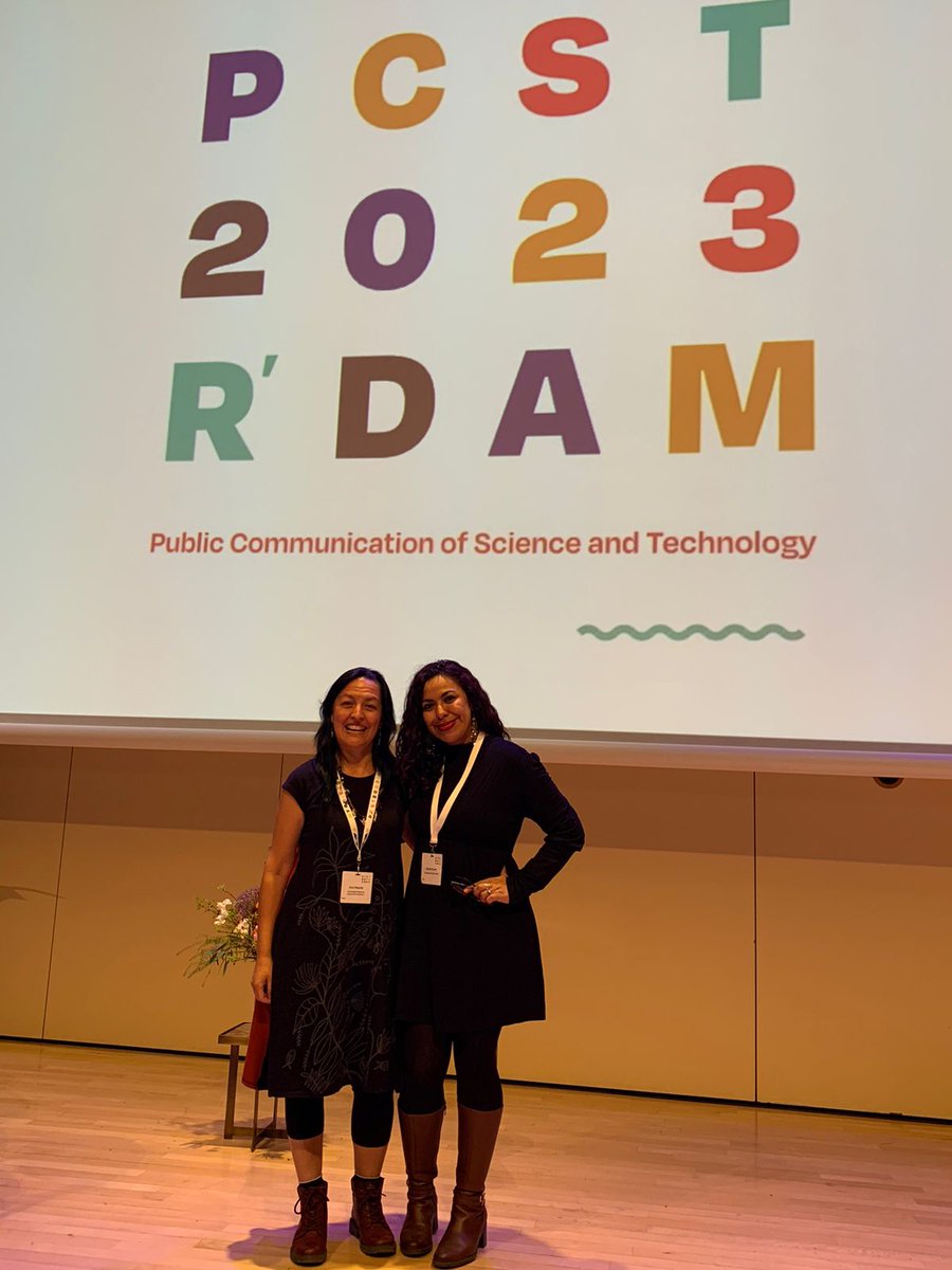red_mpc's tweet photo. Del 11 al 14 de abril, la comunidad global de comunicadores de la ciencia se reunió en la conferencia 2023 de @PCSTNetwork, en Rotterdam 🇳🇱 Por allá estuvieron @lolacometa y @nepologia, colegas e integrantes de la #RedMPC. ¡Gracias, Aleida y Ana Claudia por representarnos 💪🏽! https://t.co/IuUVqFL4RE