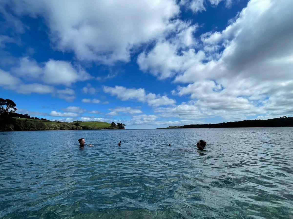 Wild swimming and kayaking on the Helford today! Plans tomorrow? We have spaces 10am and 2pm korukayaking.co.uk