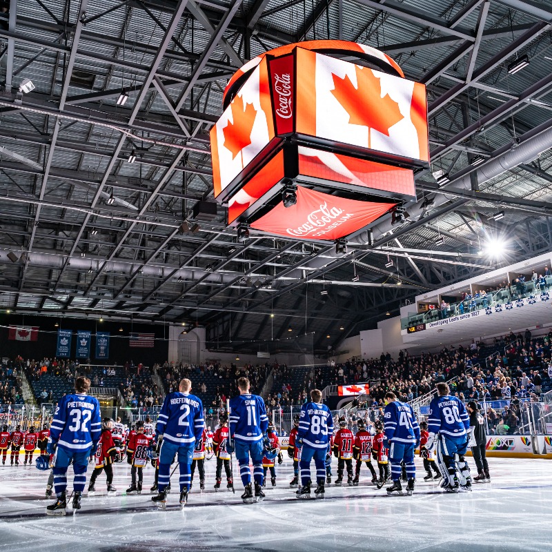 TorontoMarlies's tweet photo. Come on down to @CocaColaClsm this weekend as we close out the regular season at 🏡 with 2 straight against the Senators 👊

There's only a limited number of tickets remaining, grab yours NOW ‼️