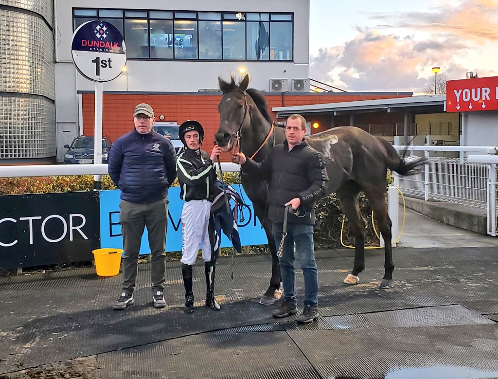 BLUE WOOD takes the final race of the evening and indeed the season here at Dundalk Stadium.

Trained by M A Cahill
Ridden by <a href="/alanpersse/">Alanpersse</a> 
Owned by Peader Kelly