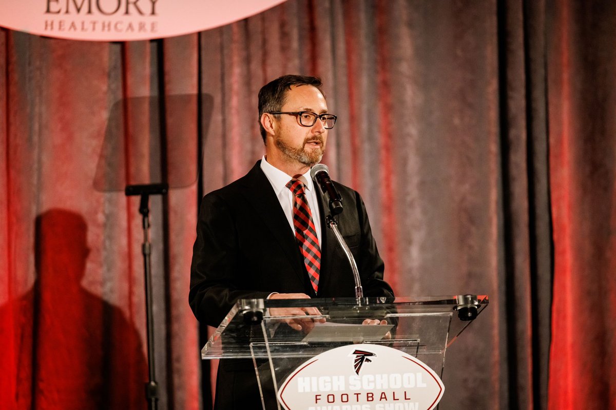 FalconsCR's tweet photo. The second annual Atlanta Falcons High School Football Awards Show was a huge success! 

Congratulations to all our honorees 👏 https://t.co/9yN5FJJGc8