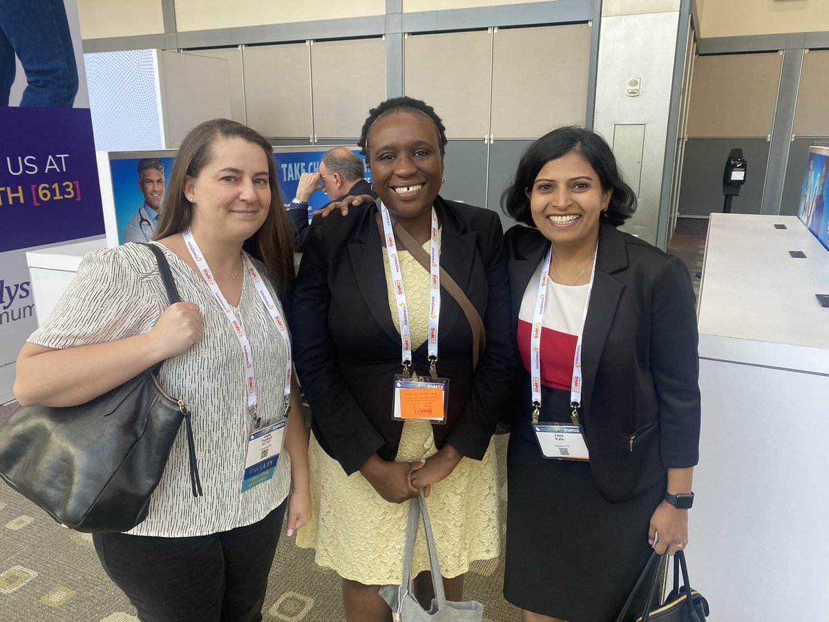 Look who we met @UTKidney at the #NKFClinicals … so happy to meet fellows who graduated to be stellar nephrologists. Our smiles say it all