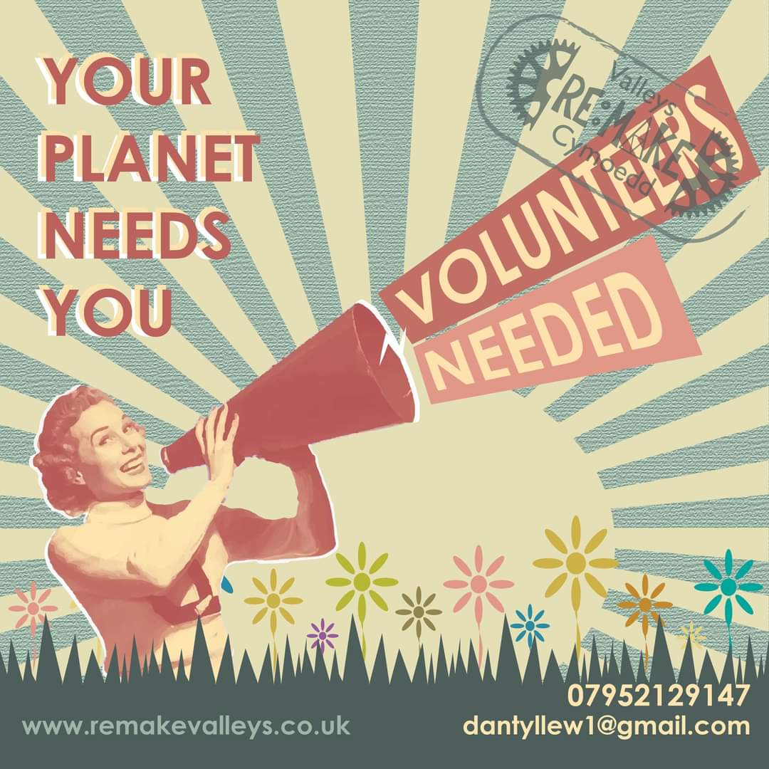 Calling all Repair Hero's, Zero Waste Shop Legends, and Social Media Marvels! Get in touch and join our adventure. Get in touch to find out more xx 😍

dantyllew1@gmail.com
07952 129 147
remakevalleys.co.uk