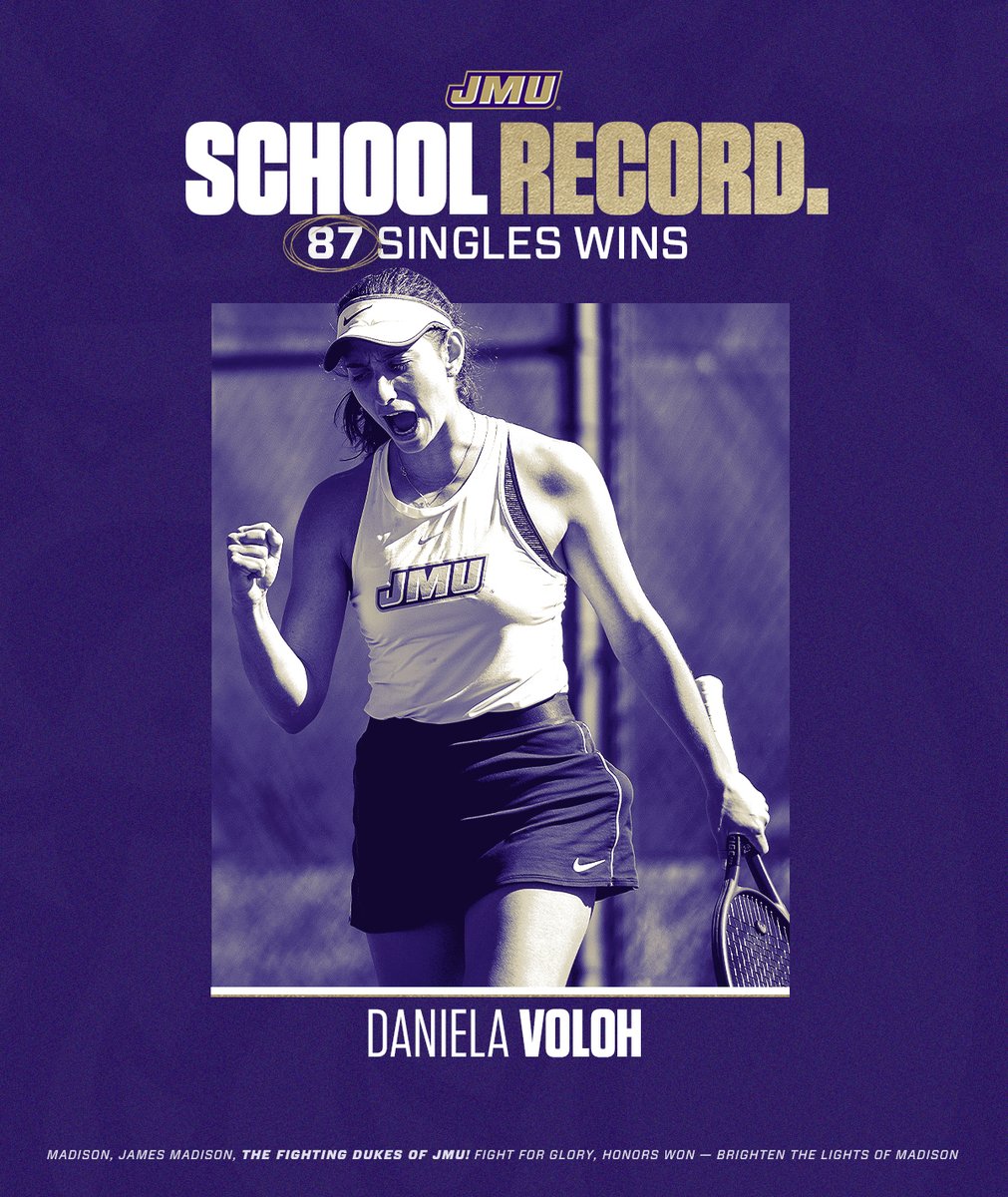 We have a new leader in the clubhouse.

Congrats Dani!

#GoDukes