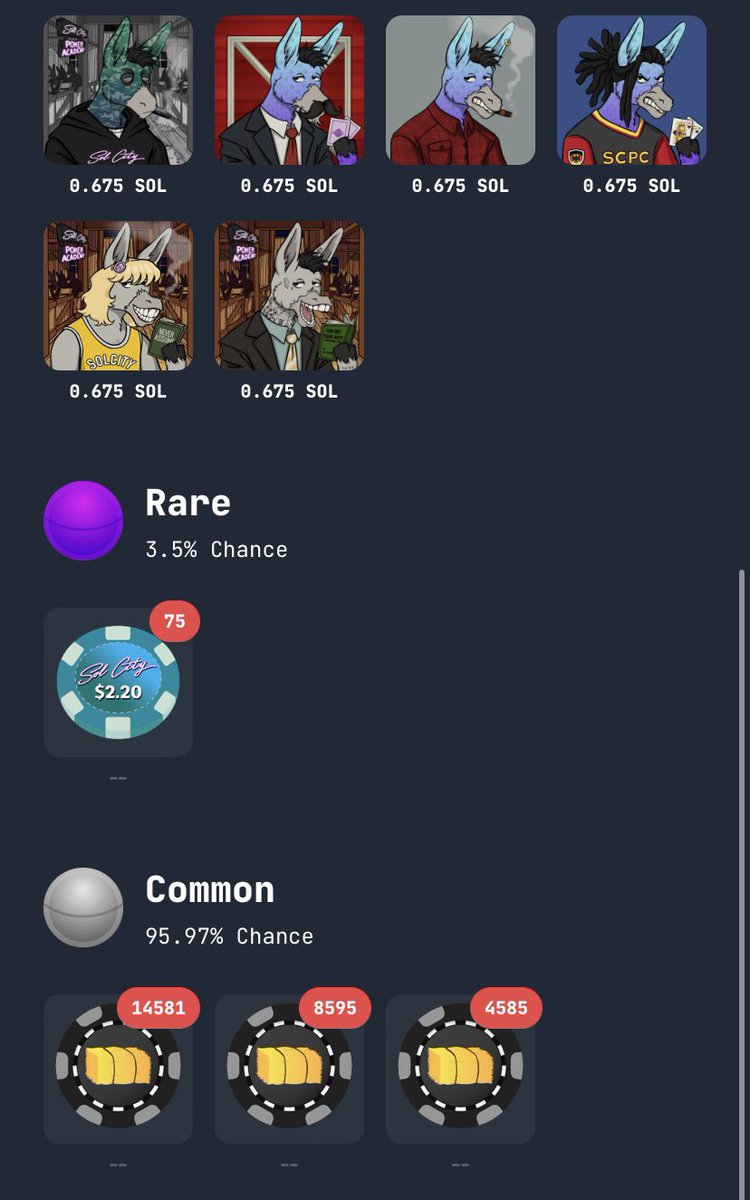 Happy Friday! 
Looking to Kill some time and Maybe Win Some Cool NFTs from <a href="/SCPokerClub/">Sol City DAO</a> and <a href="/PopRoyaleNFT/">POP! 🎈 (Solana's First Auto-Battle PvP Game)</a>, Poker Tickets and HAY you can use  at
solcitypoker.com 
Come Play The Sol City Claw Machine! 
myarcade.space/play/sol-city-…
Discord: discord.gg/solcitypokercl…
#FridayVibes