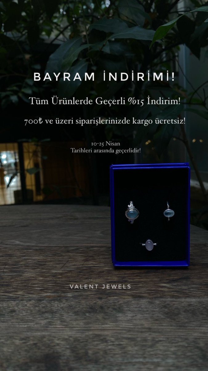 ValentJewels's tweet photo. Bayram İndirimi! 🤍
Tüm ürünlerde geçerli sepette %15 indirim!
#doğaltaş #aytaşı #pembekuvars 
https://t.co/a5t7ZbOSuc https://t.co/045sFQ6gvo